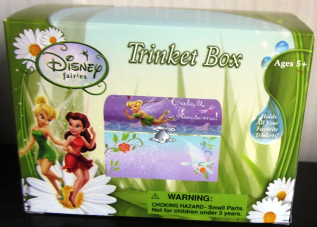 (image for) Disney Fairies Jewelry Trinket Box Tinkerbell FAB Starpoint - Click Image to Close